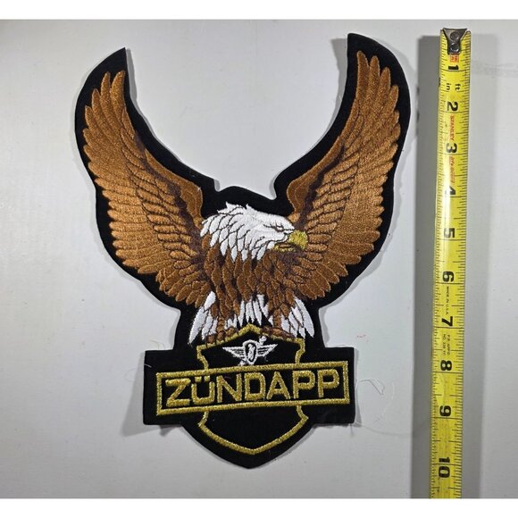 Zündapp Eagle Patch Embroidered Iron-On Sew-On Badge For Jackets & Vests - Picture 5 of 6